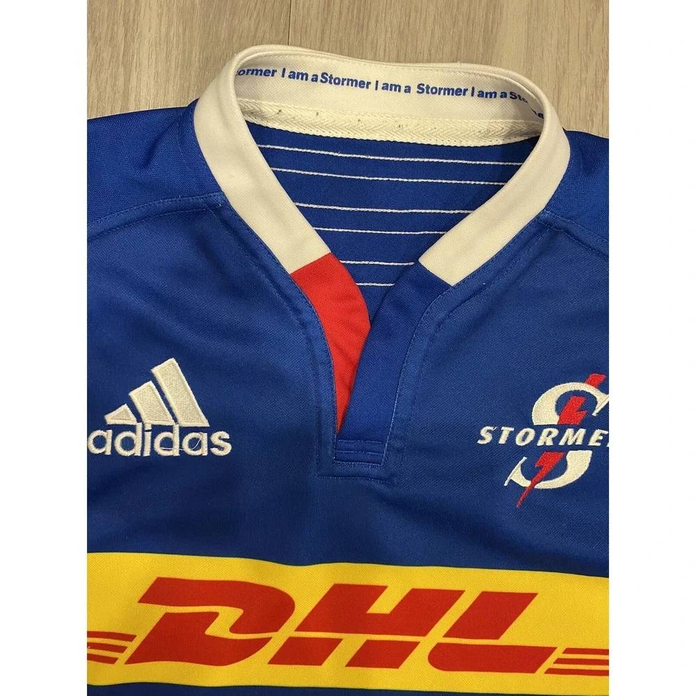 Adidas Cape Town 2013‎ South Africa Stormers Rugby Jersey Mens Medium Large Blue